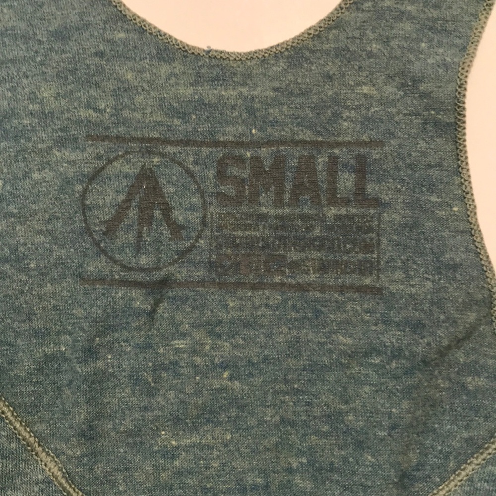 Green Razor Back Statik Top - Picture 3 of 5